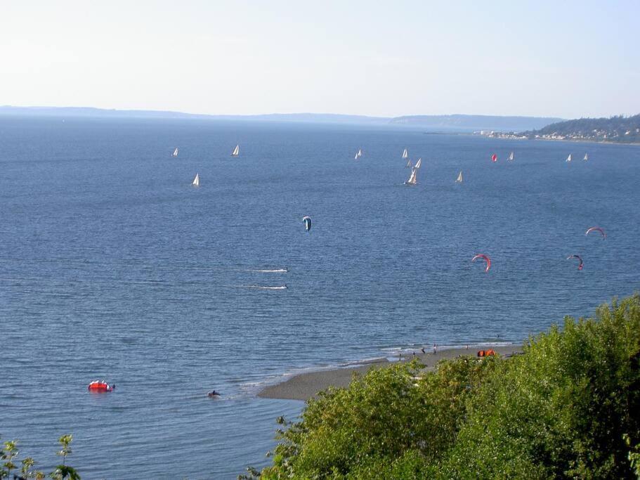 1-Bedroom Seaview Guesthouse On Seattle Luxury Estate With Views Of Olympic Mountains 外观 照片